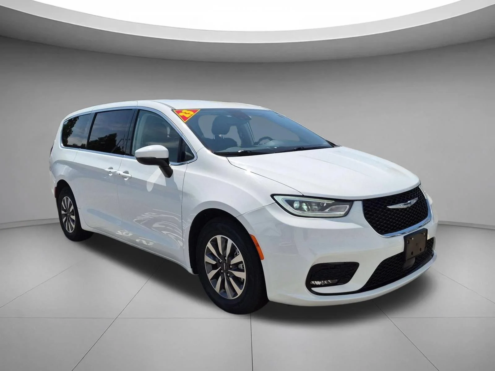 Used 2023 Bright White Clearcoat Chrysler Hybrid Touring L image 7
