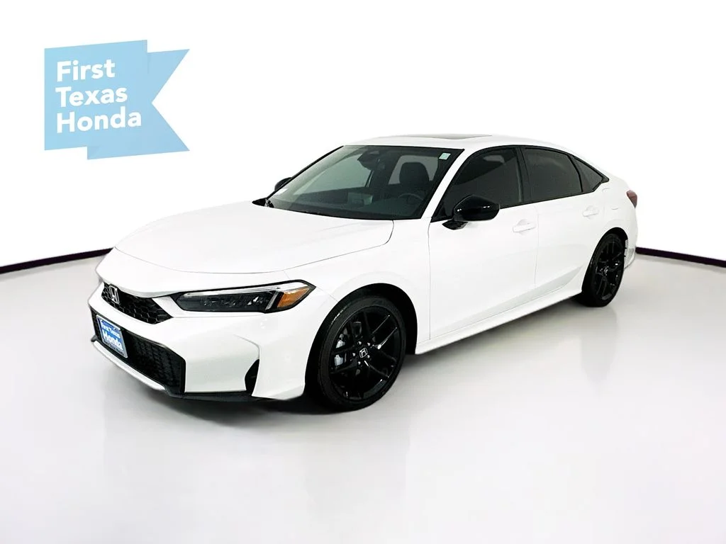 New 2026 Platinum White Pearl Honda Sport image 4