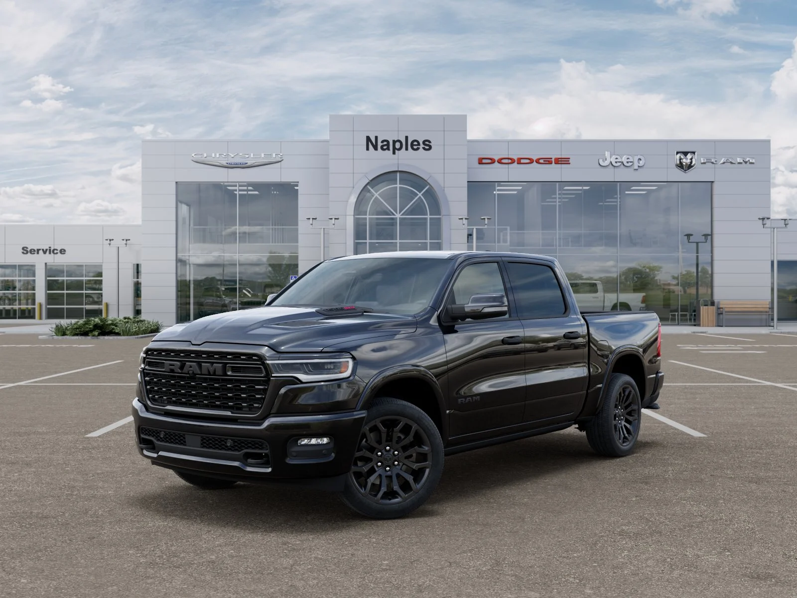 New 2026 Diamond Black Crystal Pearlcoat RAM Limited image 27