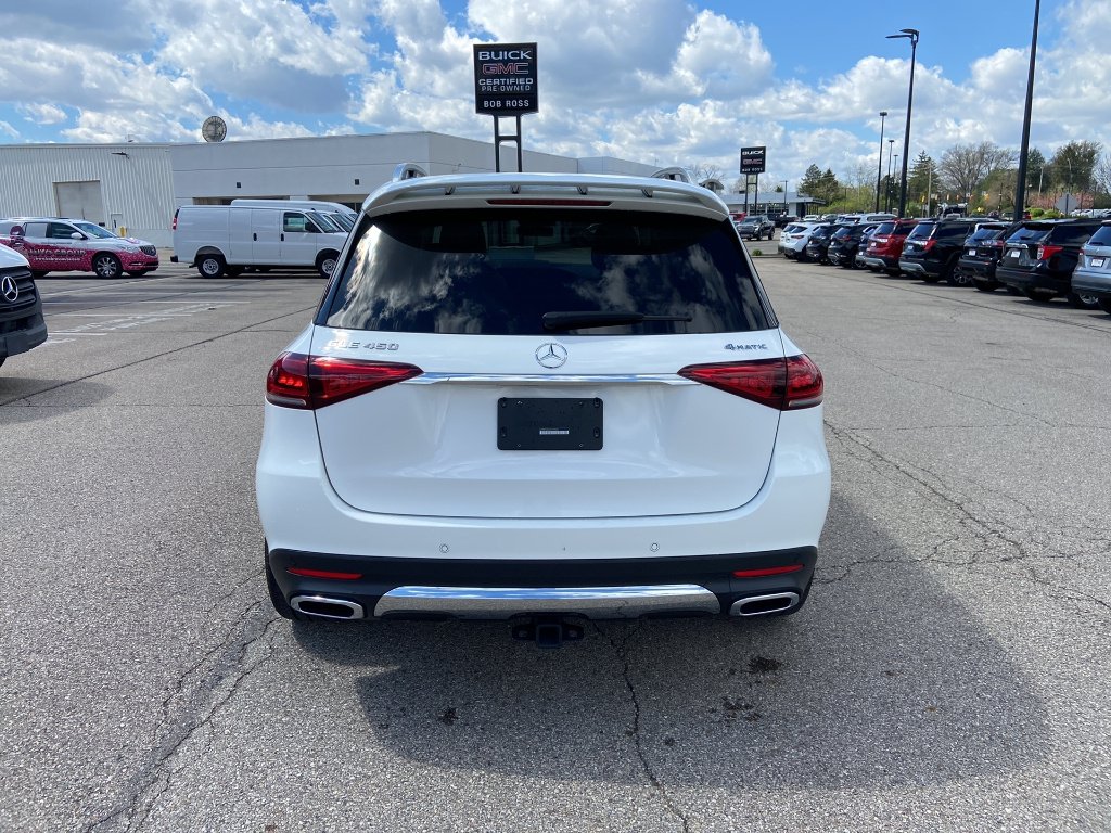 Certified Used 2022 WHITE Mercedes-Benz GLE 450 4MATIC® image 3