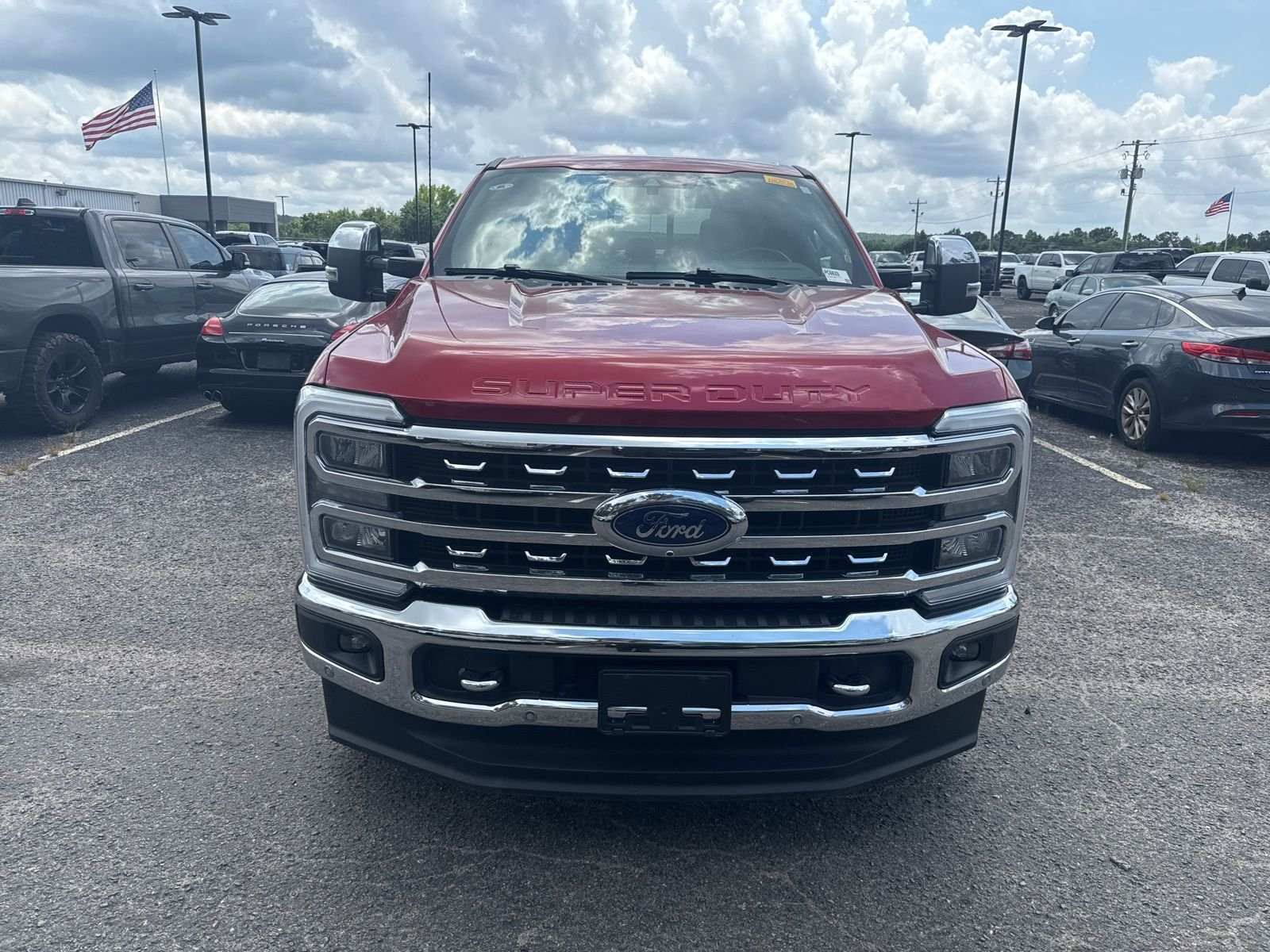 Used 2024 Red Ford Lariat image 1