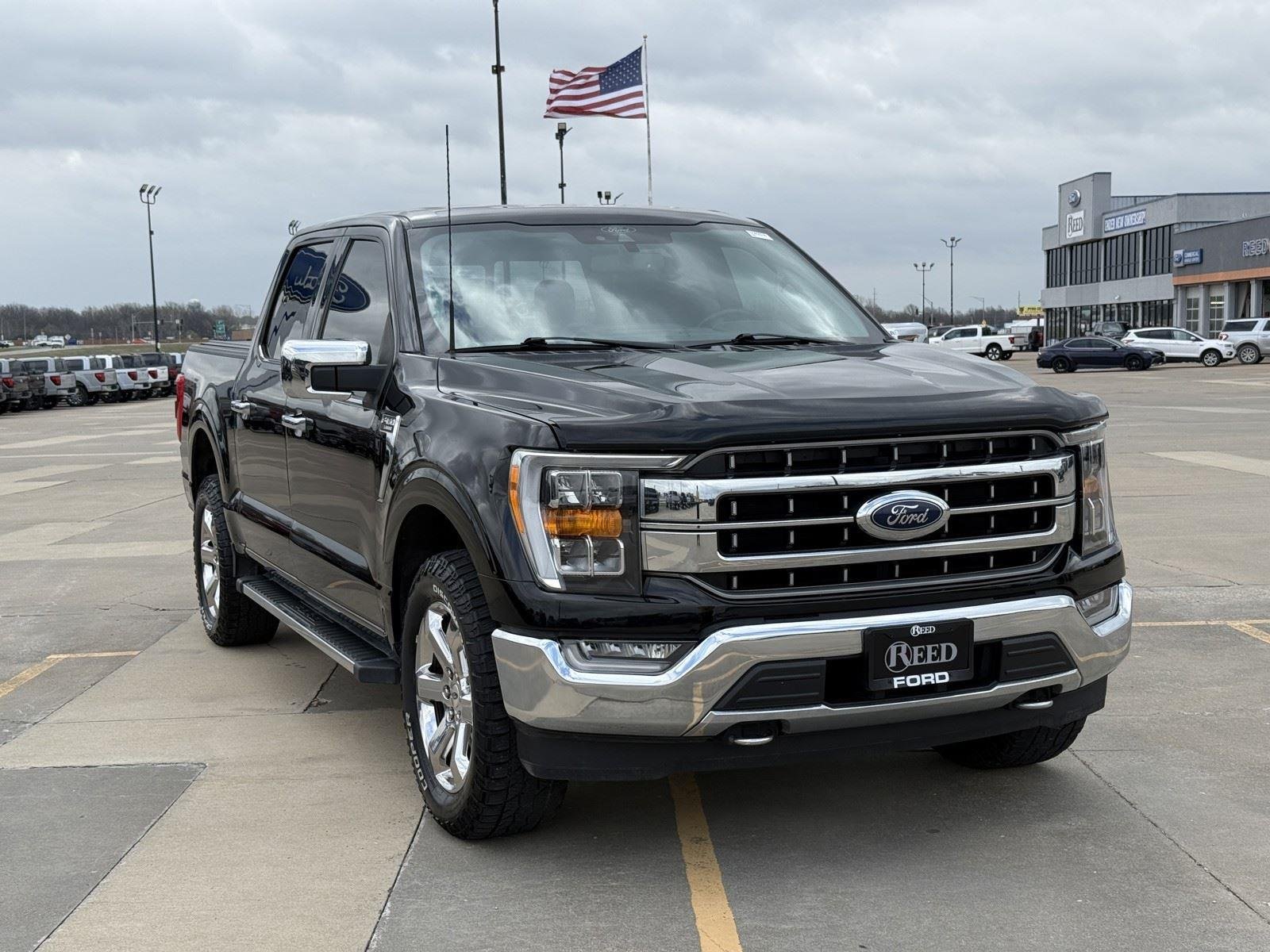 Used 2021 Ford F-150 Lariat with VIN 1FTFW1E89MFB54125 for sale in Kansas City