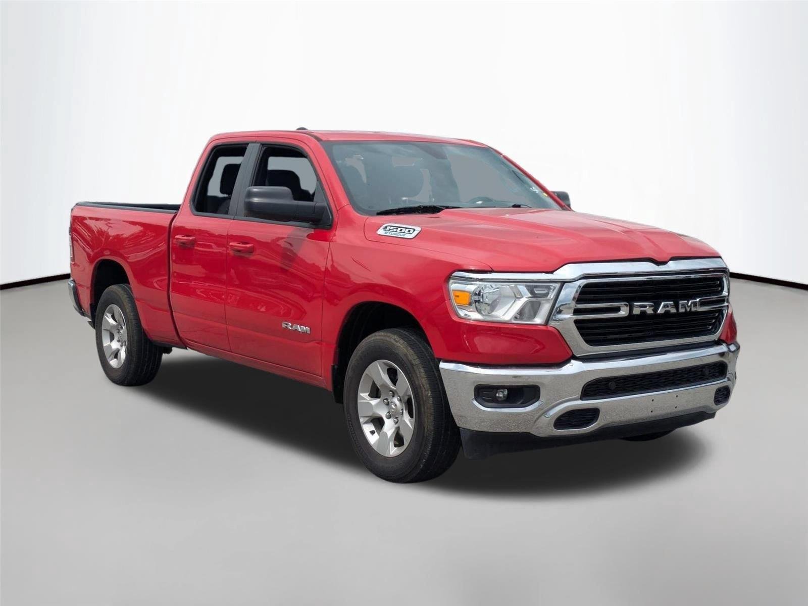 Used 2022 Flame Red Clearcoat Ram Big Horn image 3