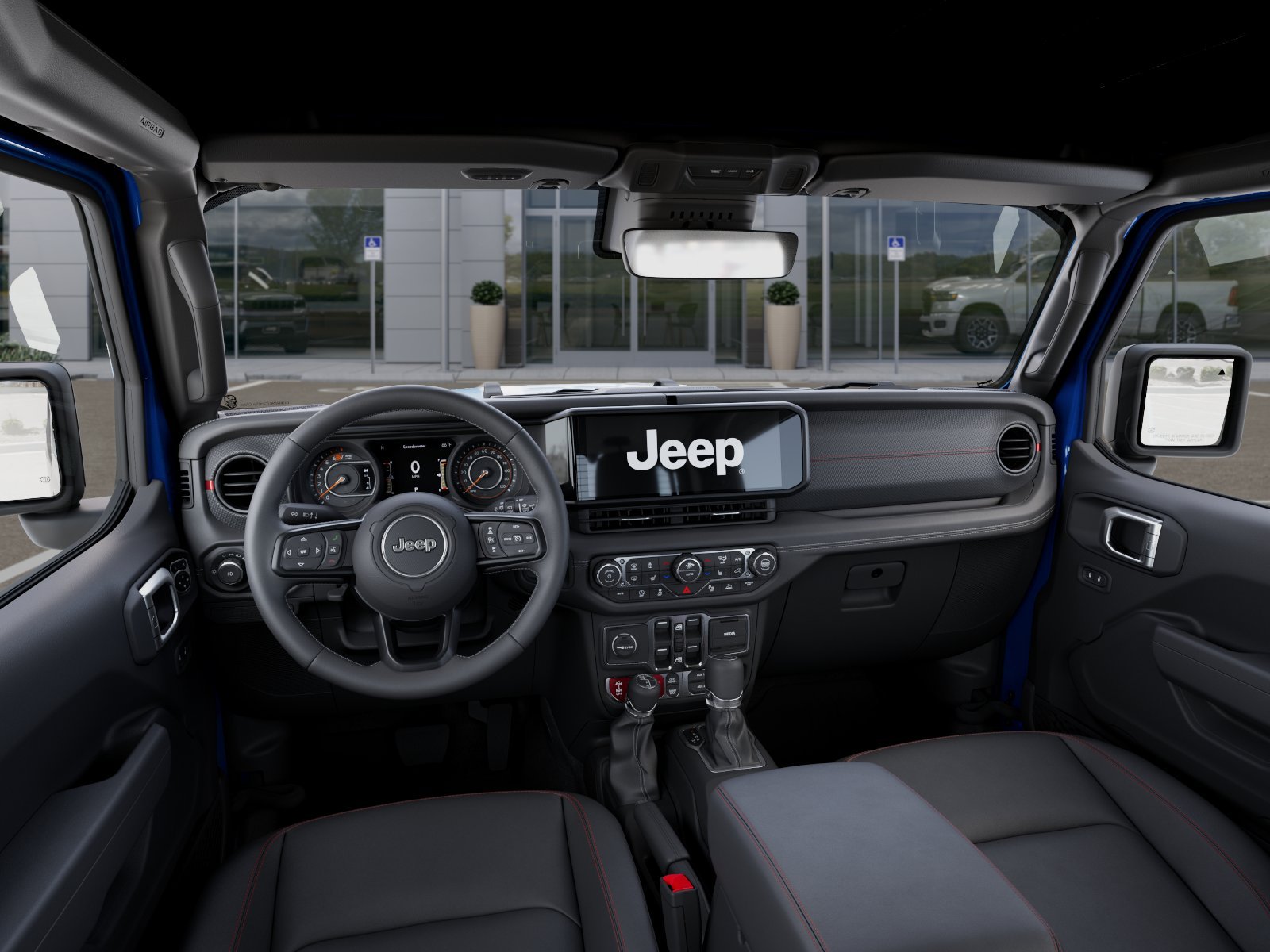 New 2026 Hydro Blue Pearl-Coat Exterior Paint Jeep Rubicon image 133