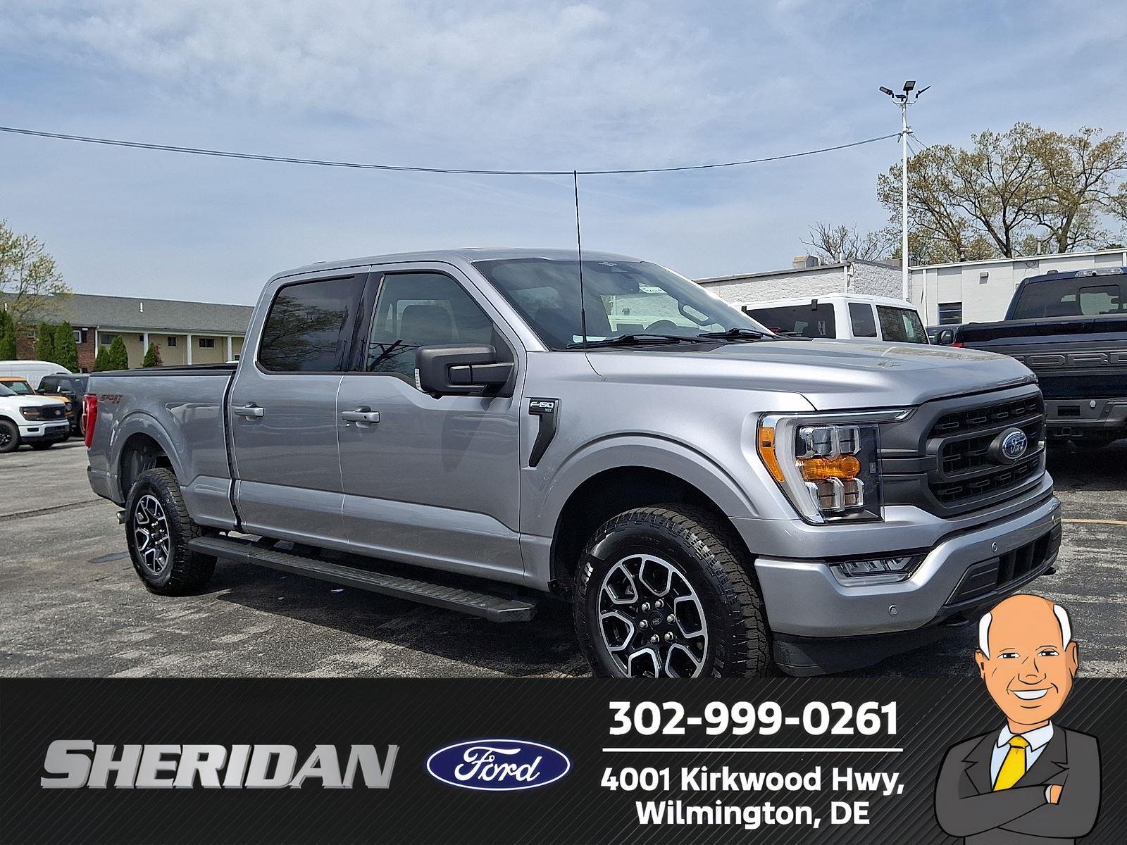Certified Used 2023 Iconic Silver Ford XLT image 1