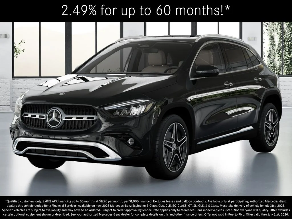 New 2026 Night Black Mercedes-Benz GLA 250 image 1