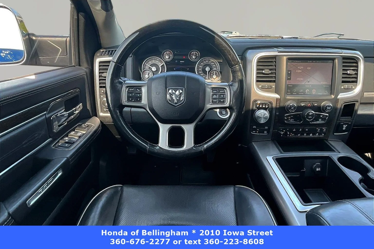 Used 2015 Black Clearcoat Ram Laramie Limited image 9