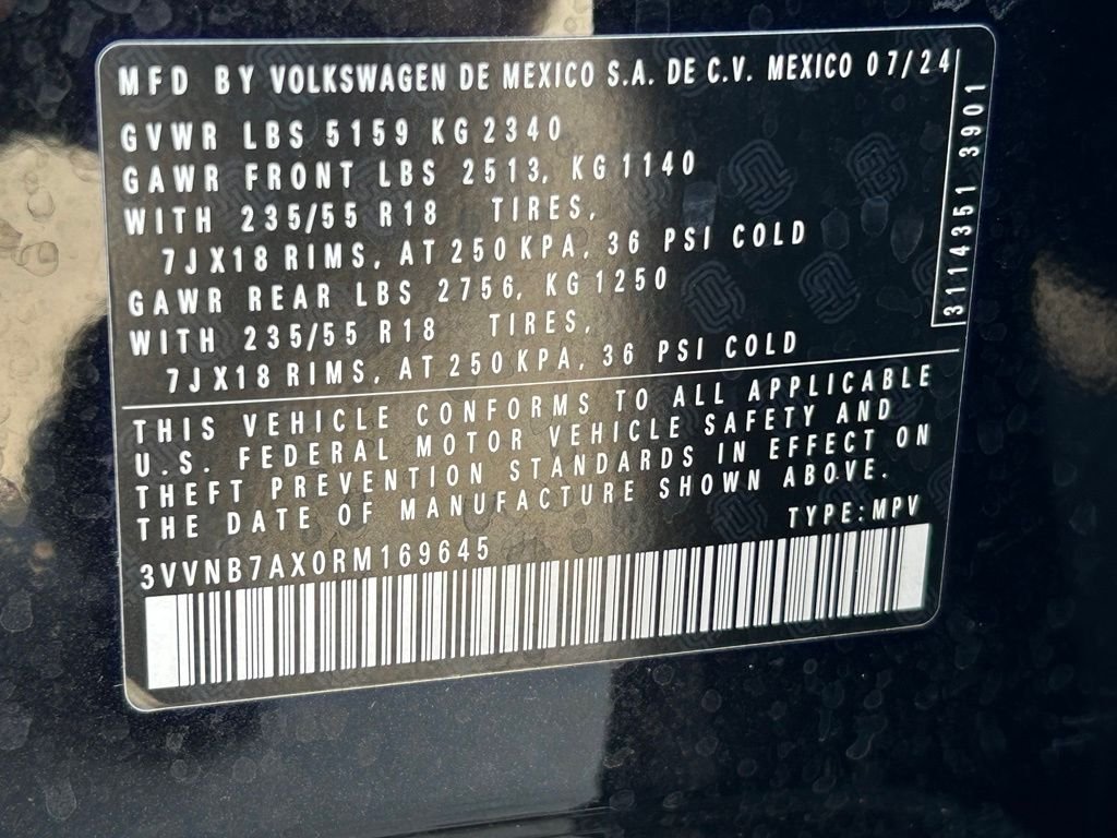 Used 2024 Black Volkswagen  image 52