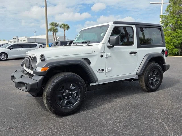 New 2026 Bright White Clear-Coat Exterior Paint Jeep Sport image 3