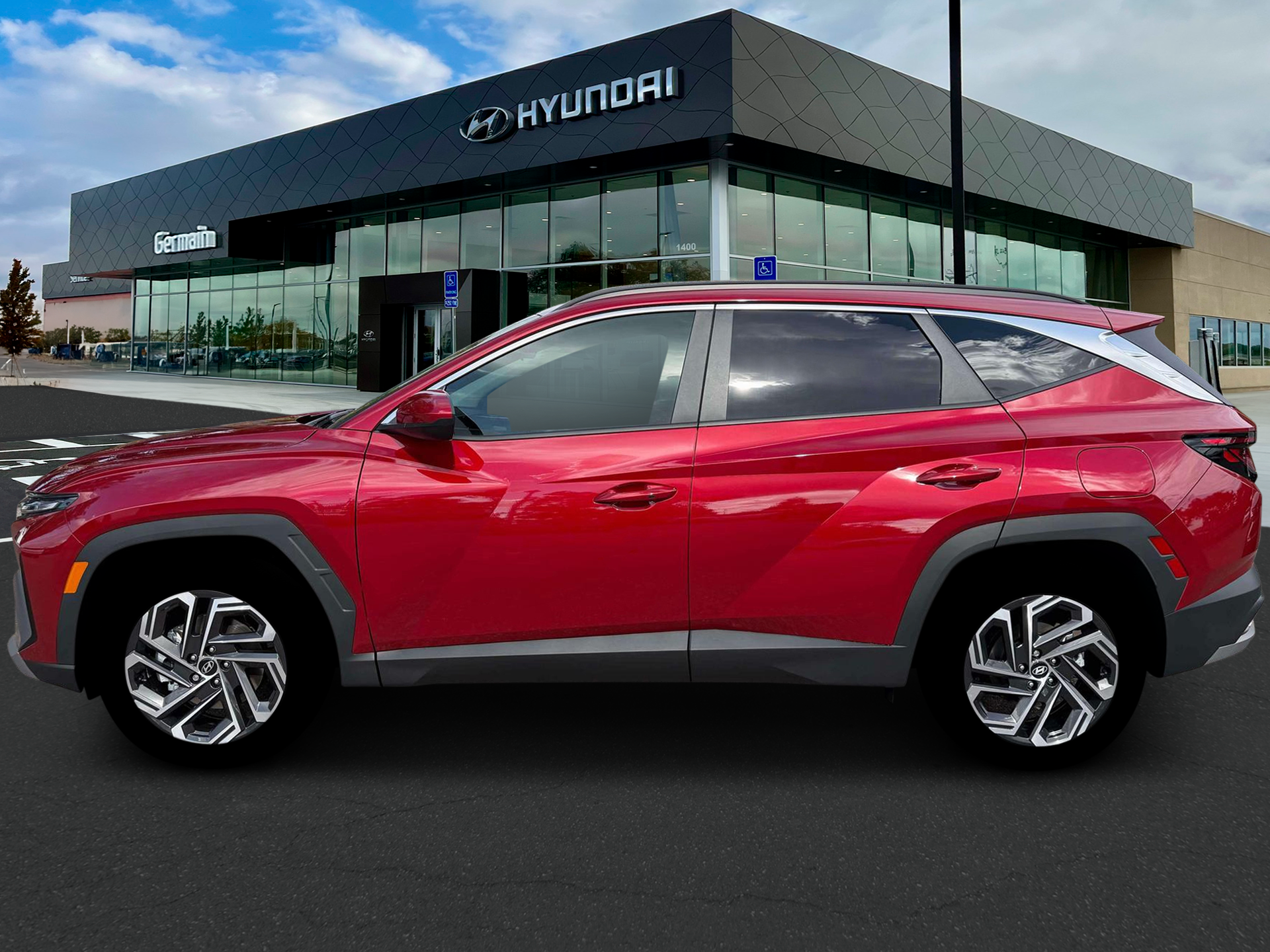 New 2026 Ultimate Red Hyundai SEL Plus AWD image 3