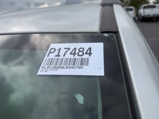 Used 2020 Includes (MDP) Anthracite lower exterior accent color, Paint code W598F. Buick Preferred image 7