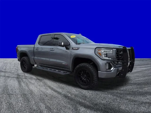 Used 2021 Satin Steel Metallic GMC AT4 image 2
