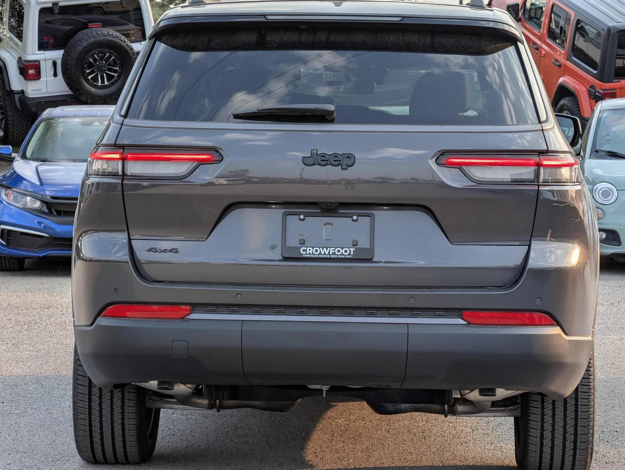 New 2026 Grey Jeep Altitude - - 20 Gloss Black Wheels - Capri Leatherette/Suede - Remote Start - Altitude Pkg & More! image 7