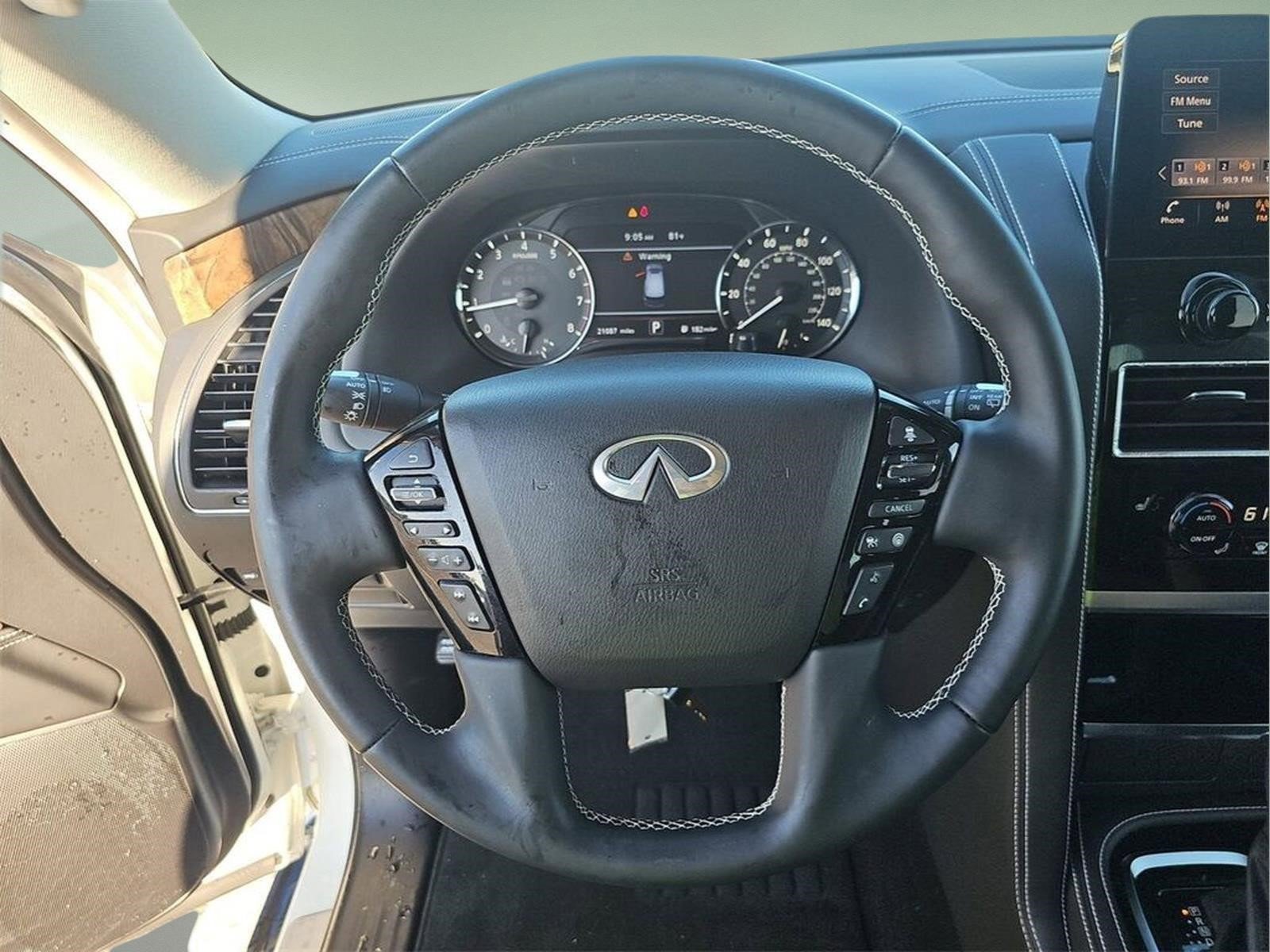 Used 2023 Moonstone White INFINITI PREMIUM SELECT image 8