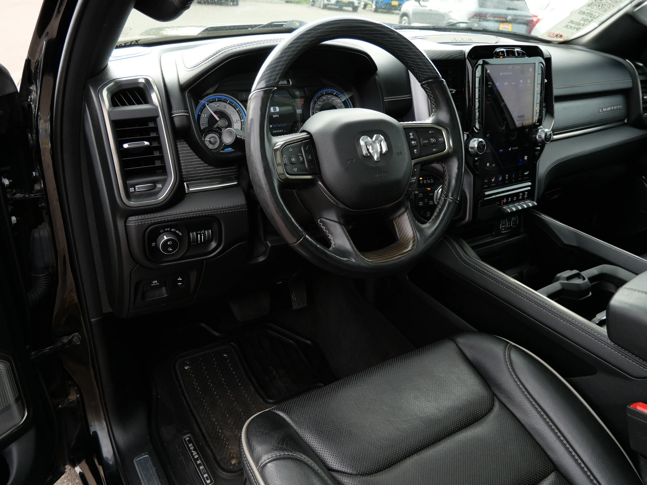 Used 2020 Diamond Black Crystal Pearlcoat Ram Limited image 22