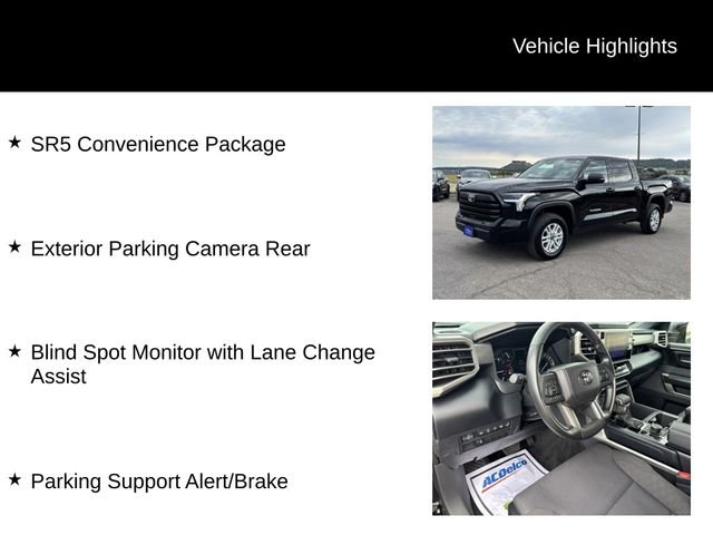 Certified Used 2026 Midnight Black Metallic Toyota SR5 image 8