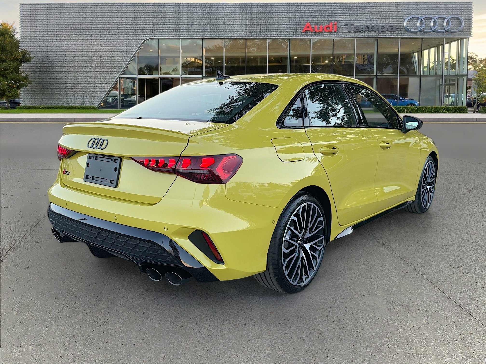 New 2026 Python Yellow Metallic Audi 4DR QTRO 2.0 TFSI image 3