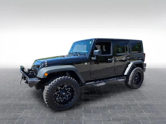 Used 2015 Black Jeep Unlimited Sport image 3