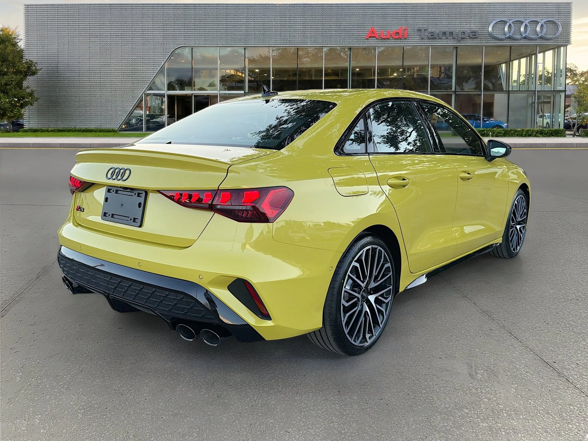 New 2026 Python Yellow Metallic Audi 4DR QTRO 2.0 TFSI image 3