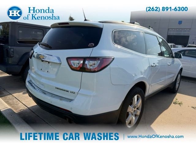Used 2016 Chevrolet Traverse LTZ with VIN 1GNKVJKD0GJ291949 for sale in Bristol, WI