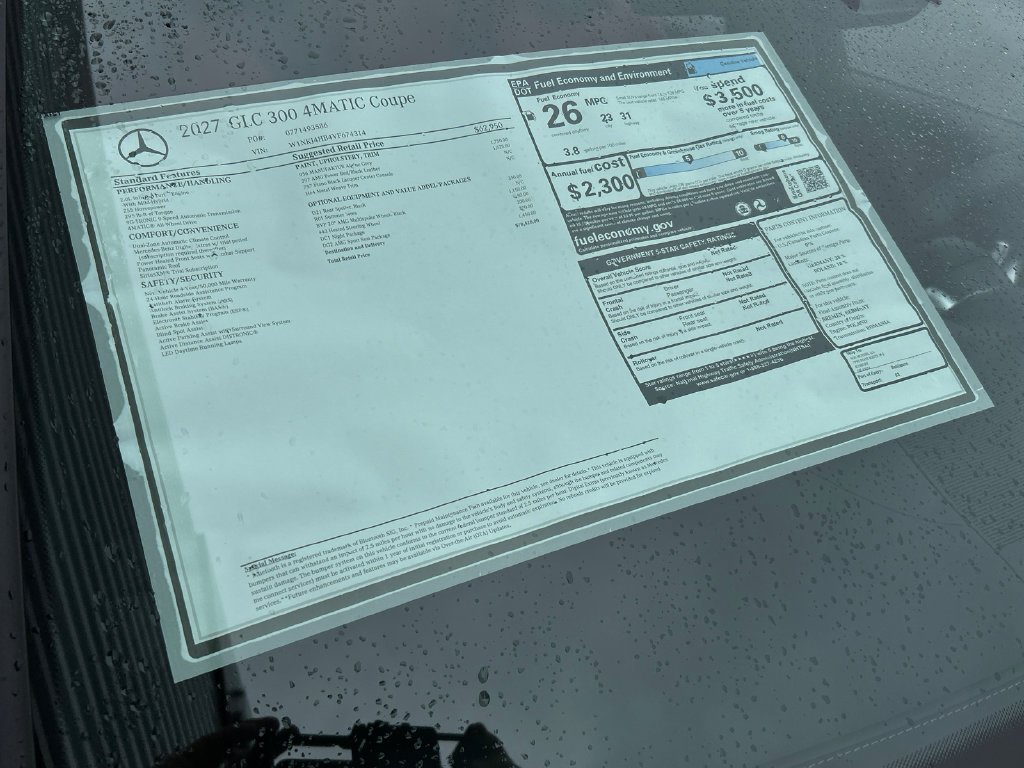 New 2027 MANUFAKTUR Alpine Grey Mercedes-Benz GLC 300 image 37