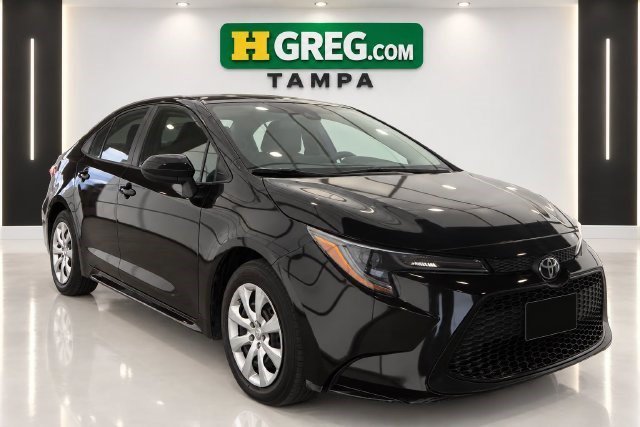 Used 2021 Black Sand Pearl Toyota LE image 3