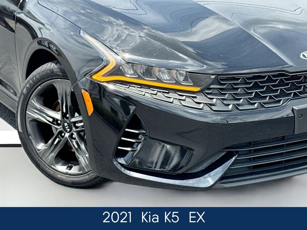 Used 2021 Black Kia EX image 12
