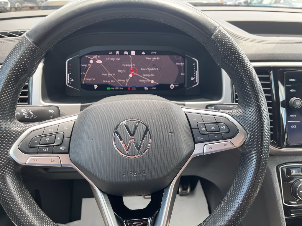 Used 2020 White Volkswagen 3.6L V6 SEL R-Line image 14