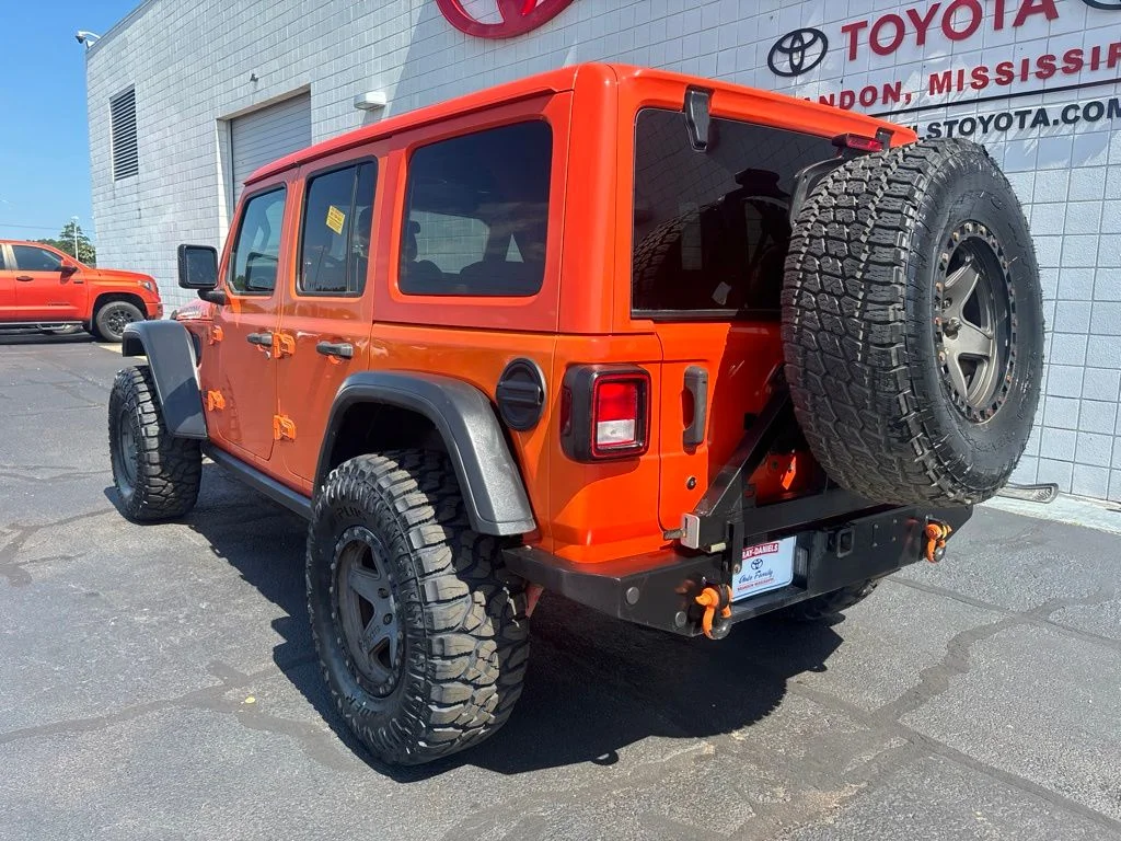Used 2018 Orange Jeep Unlimited Rubicon image 6