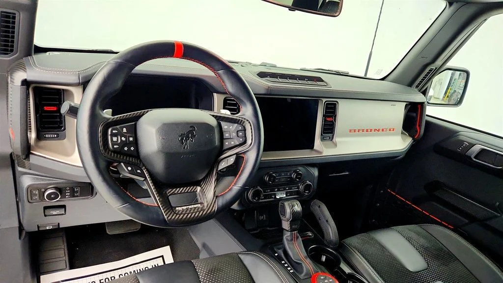 Used 2024 Oxford White Ford Raptor 4 Door Advanced 4x4 w/ Leather, Wheels & Carbon Fiber image 12