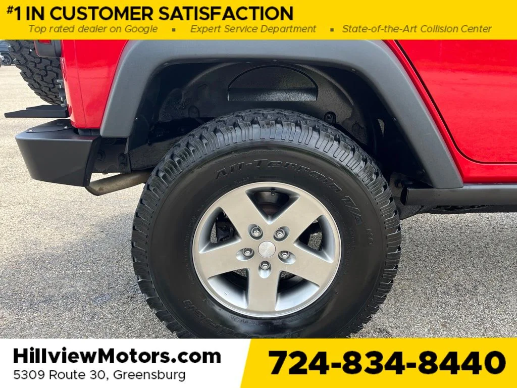 Used 2010 Flame Red Jeep Unlimited Rubicon image 11