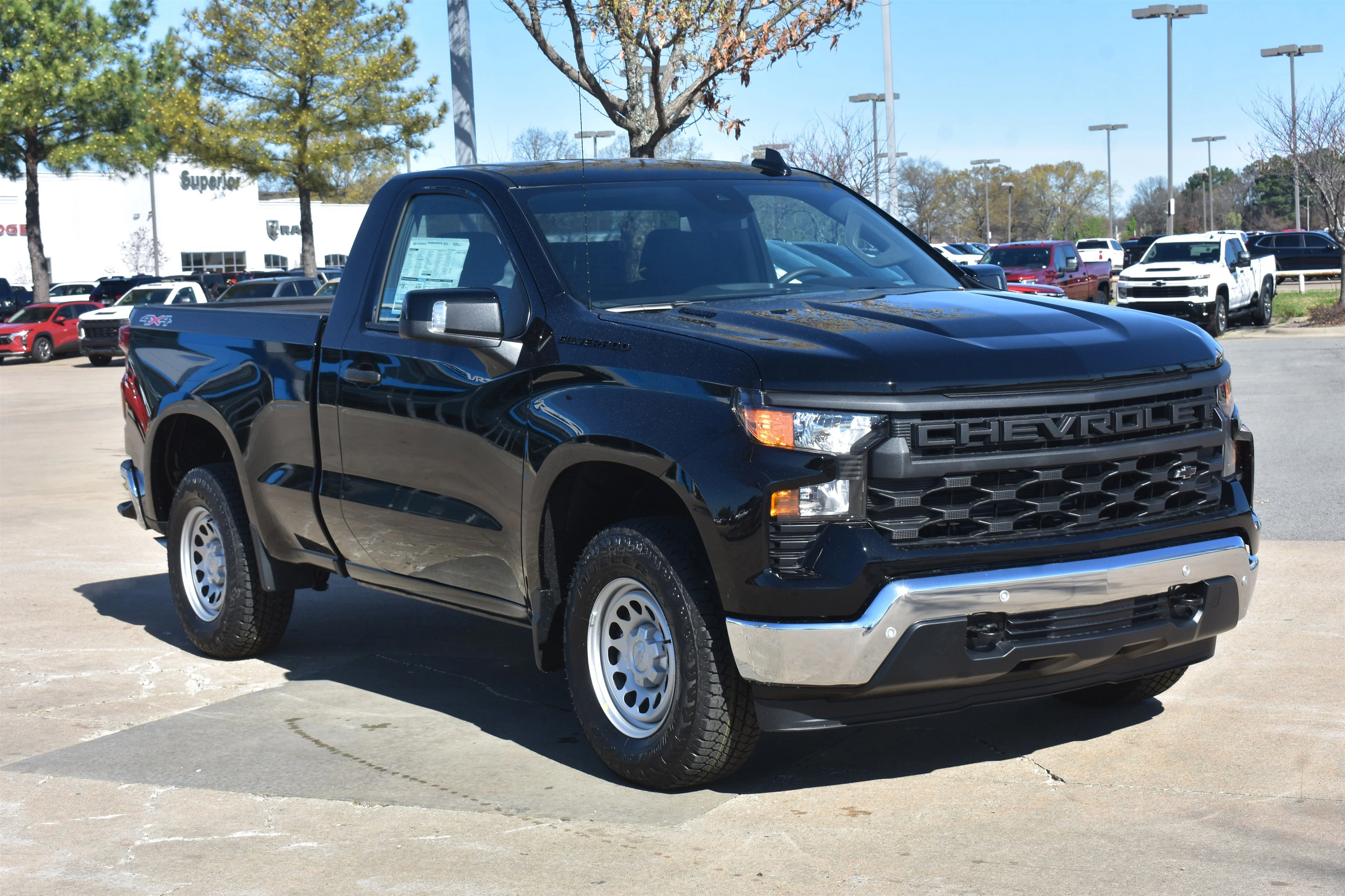 New 2026 Black Chevrolet Work Truck image 3