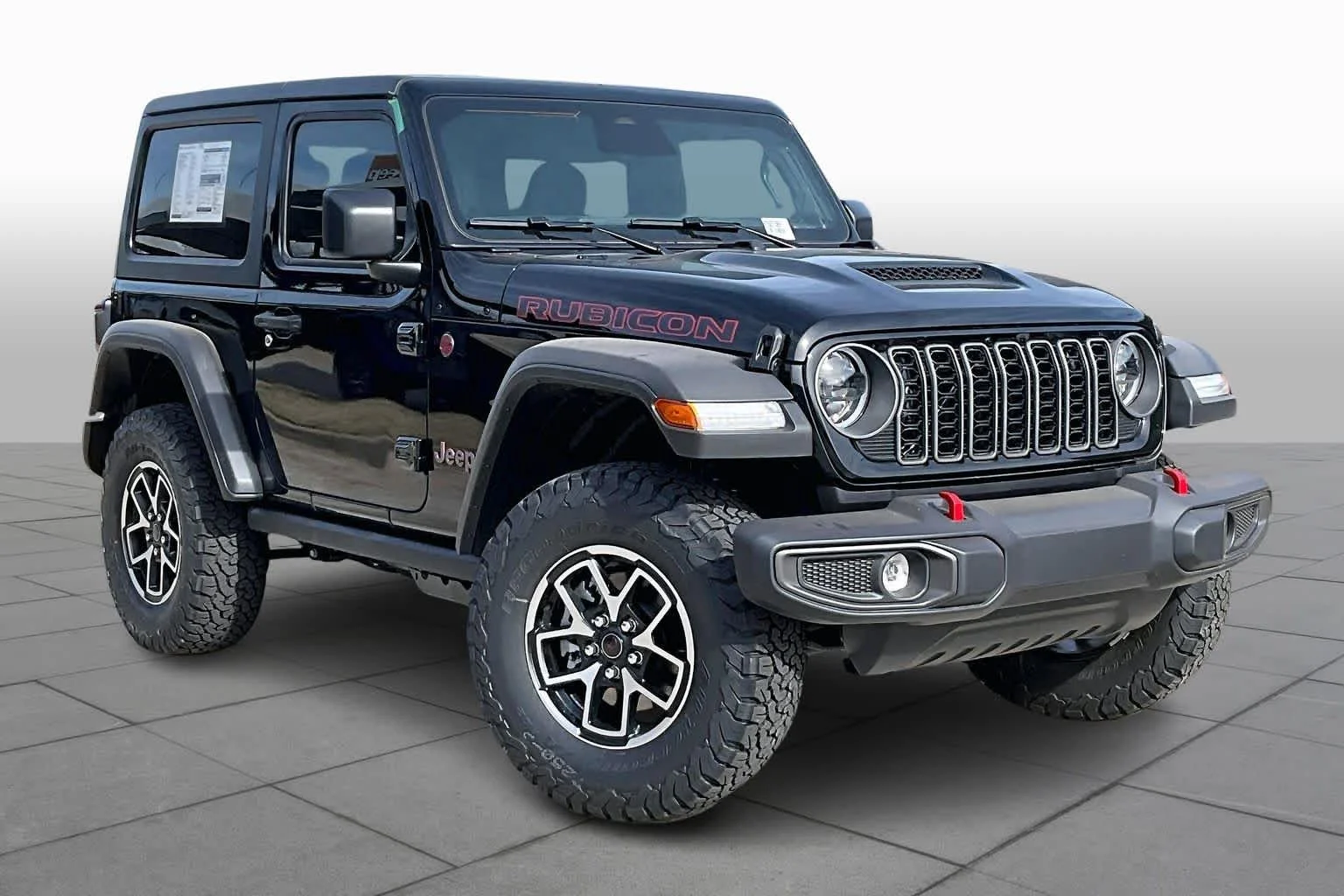 New 2026 Black Clear-Coat Exterior Paint Jeep Rubicon image 2