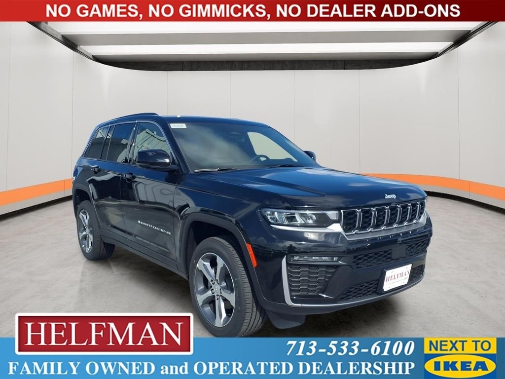 New 2026 Diamond Black Crystal Pearl-Coat Exterior Paint Jeep Limited image 1