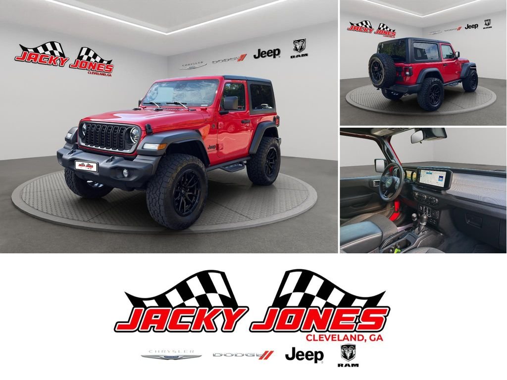 Used 2024 Firecracker Red Clearcoat Jeep Sport S image 1