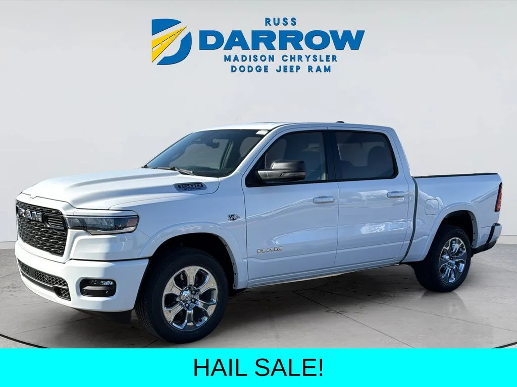 New 2026 Bright White Clear-Coat Exterior Paint RAM Big Horn/Lone Star image 1