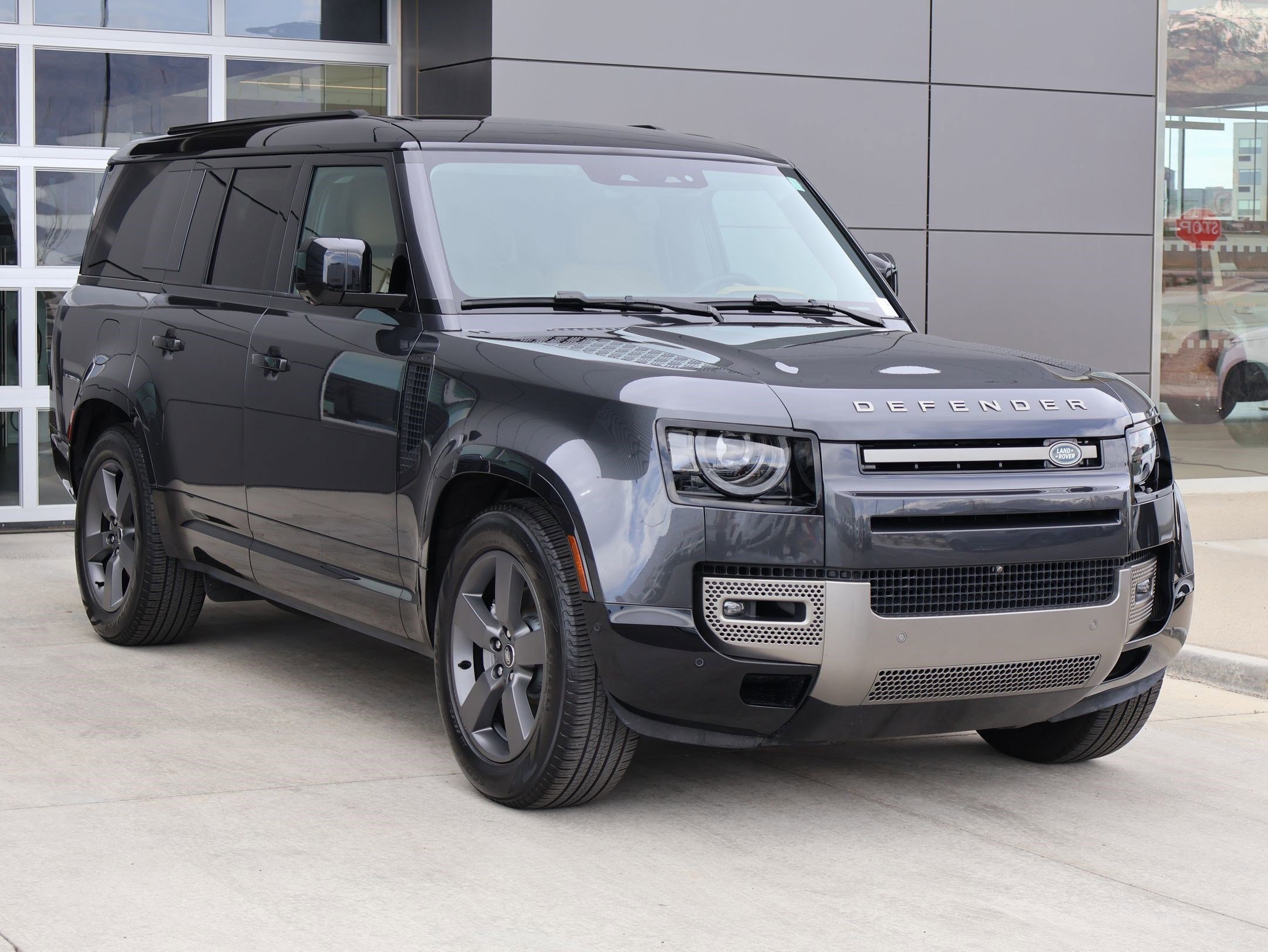 Certified Used 2025 Carpathian Grey Prem Met Land Rover 130 P400 X-Dynamic SE image 3