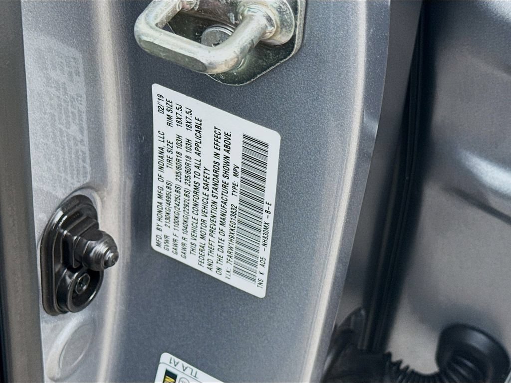 Certified Used 2019 Lunar Silver Metallic Honda Touring image 38