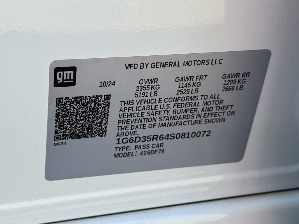 Certified Used 2025 Summit White Cadillac V-Series Blackwing image 22
