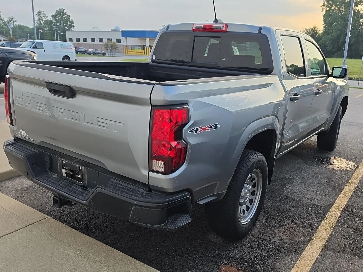 Used 2023 Sterling Gray Metallic Chevrolet 4WD Work Truck image 3