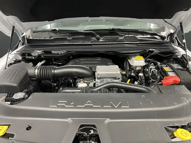 New 2026 Bright White Clear-Coat Exterior Paint RAM Laramie image 45