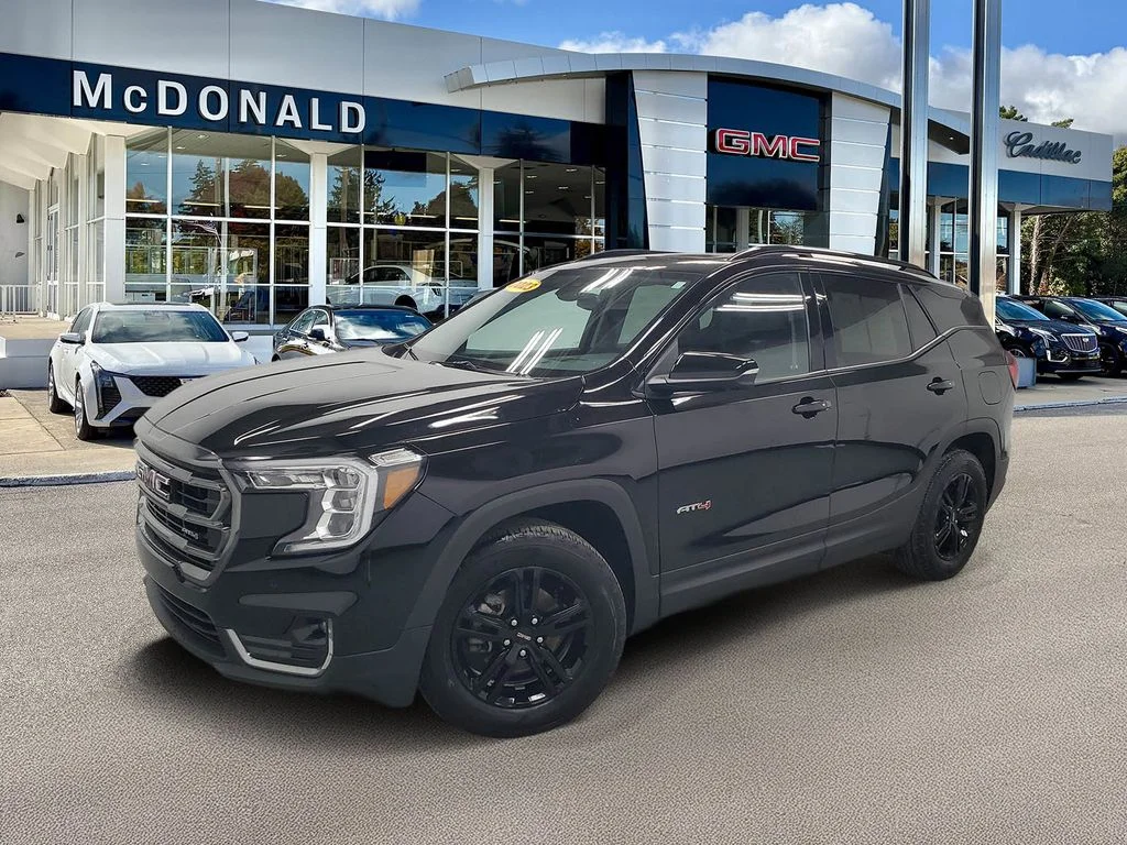 Used 2023 Black GMC AT4 image 1