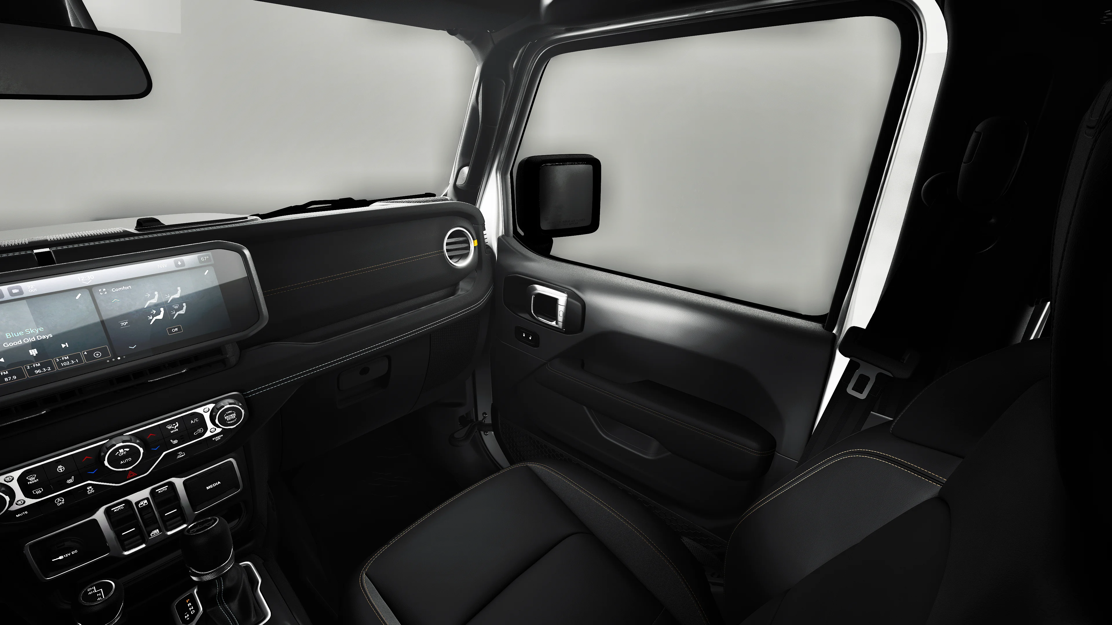 New 2027 Bright White Clear-Coat Paint Jeep Sahara image 19