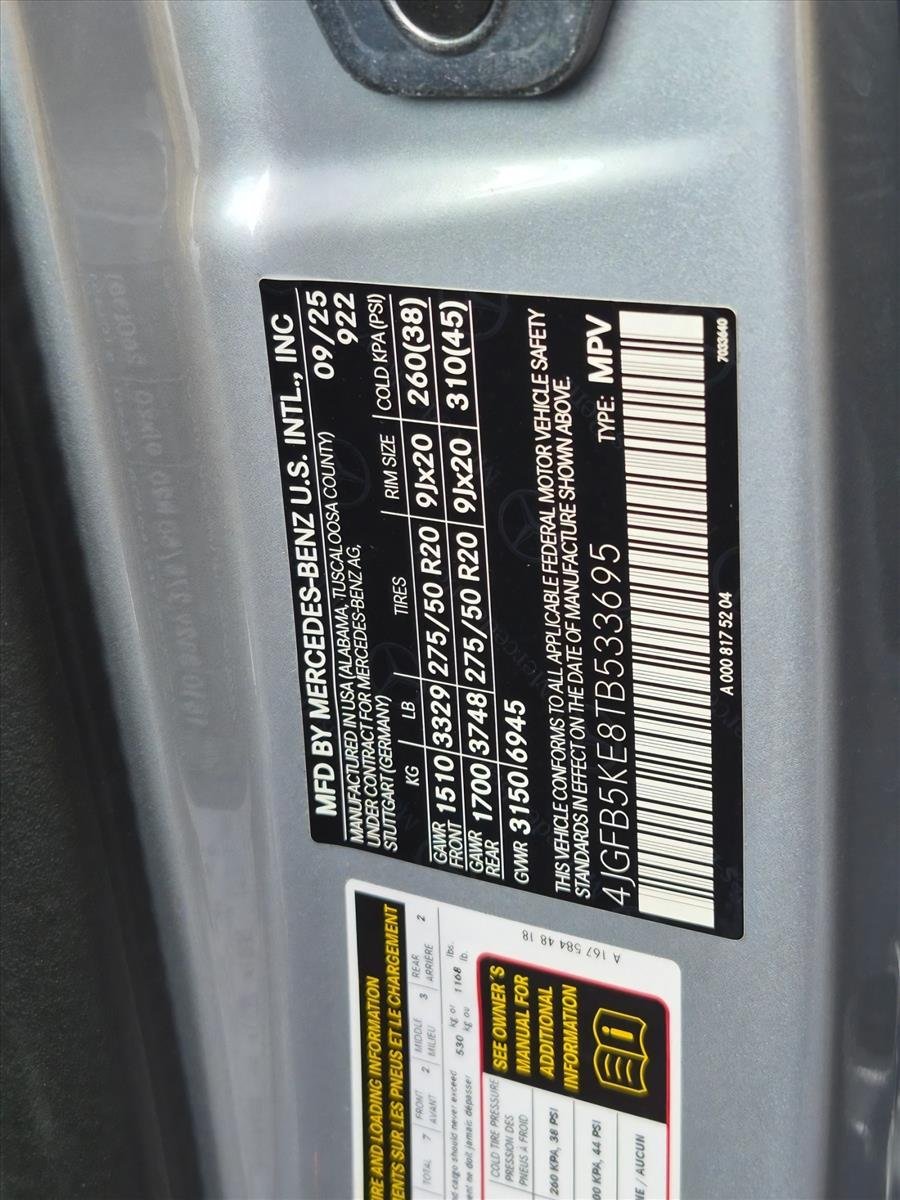 Used 2026 Cirrus Silver Metallic Mercedes-Benz GLE 450 image 15