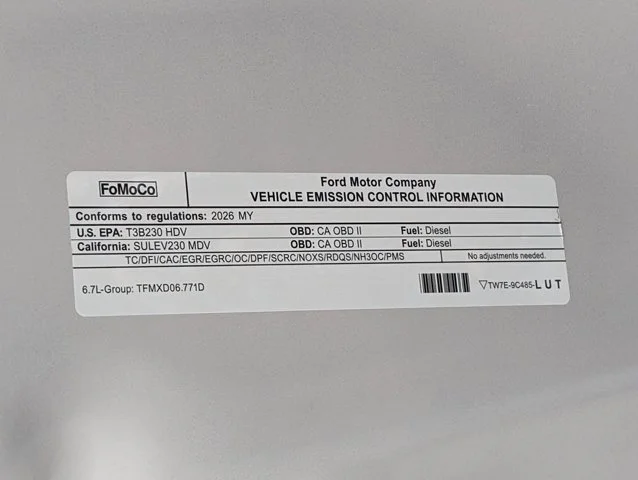 New 2026 Glacier Gray Metallic Tri-Coat Ford F-250® Lariat® image 72