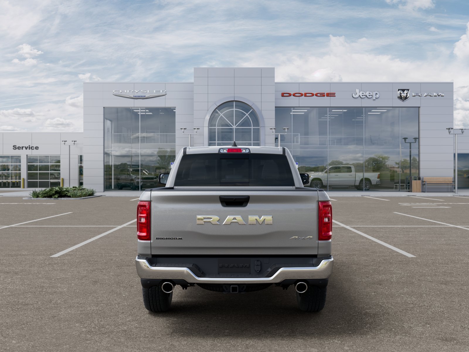 New 2026 Silver Zynith Exterior Paint RAM Big Horn image 7