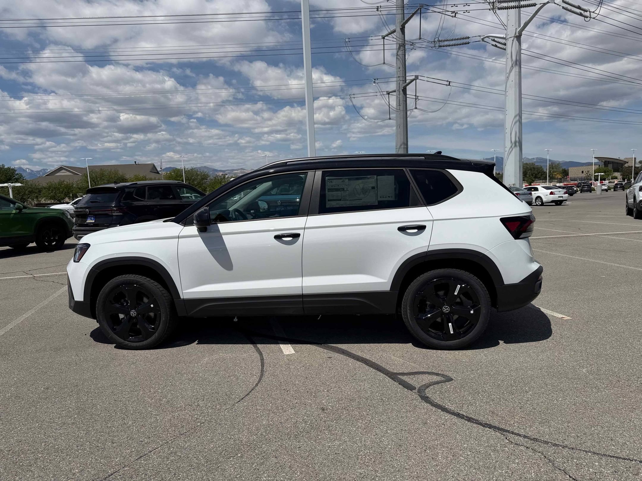 New 2026 Pure White Volkswagen SE Black image 2