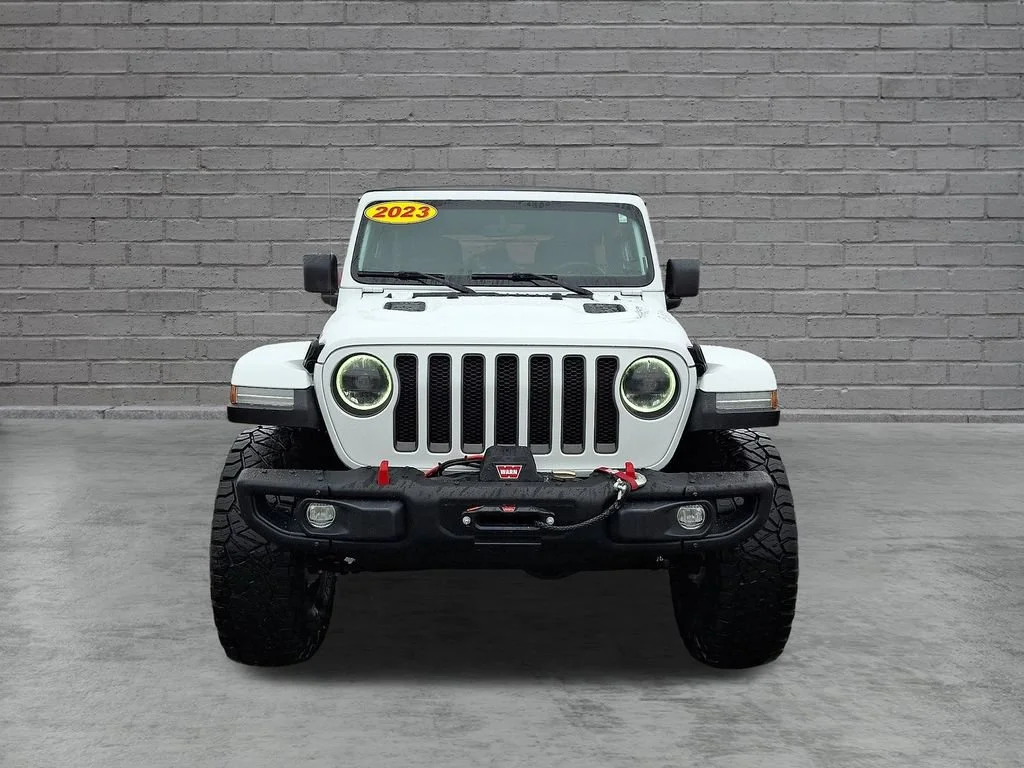 Used 2023 Bright White Clearcoat Jeep Rubicon image 4