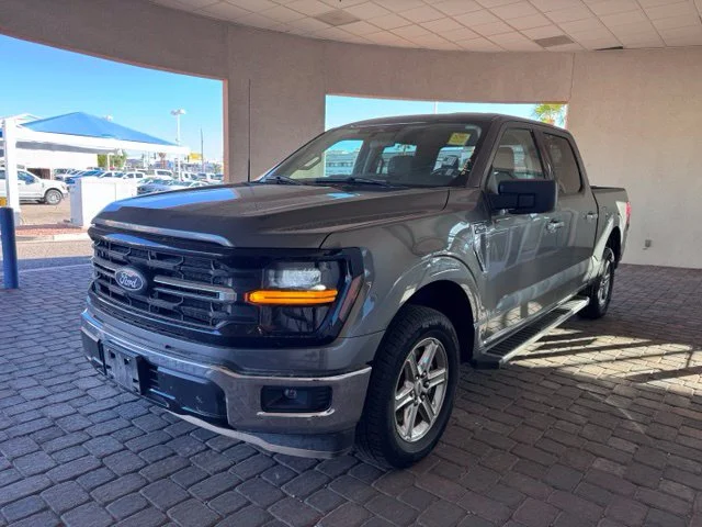 Certified Used 2025 Gray Metallic Ford XLT image 1