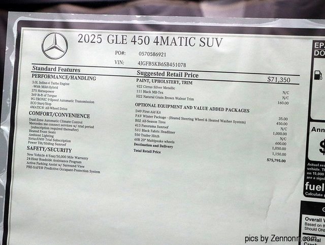 2025 Mercedes-Benz GLE GLE450 - Photo 29